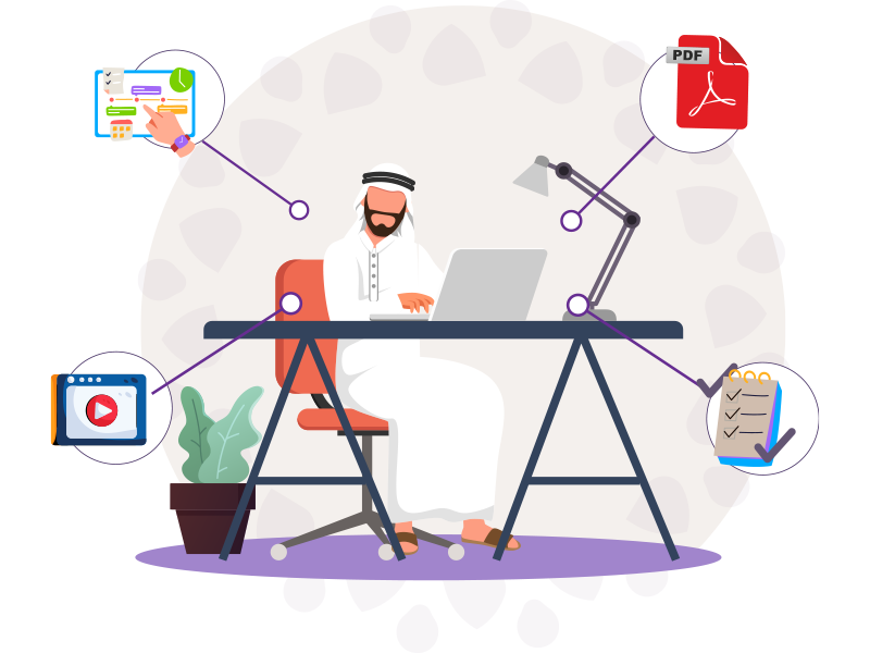 آلية تنظيم الدروس
